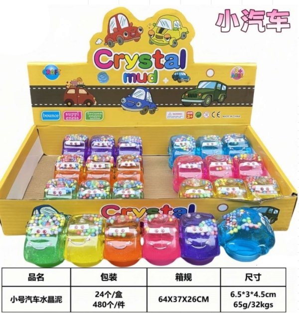 JF-S167 Pequeno Barro Cristalino Coche